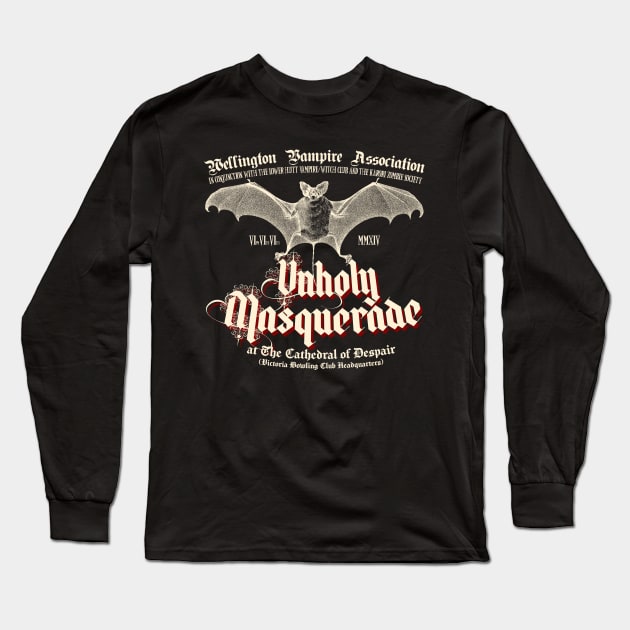 Unholy Masquerade Long Sleeve T-Shirt by HeavensGateAwayMeme